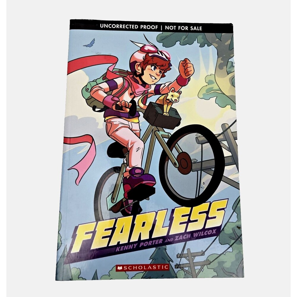 Fearless A Graphic Novel Paperback Kenny Porter Uncorrected Proof RARE